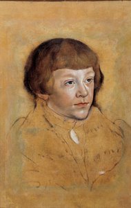 Portrett av en prins av Sachsen Tegning av Lucas Cranach den eldste (1472-1553) av Lucas the Elder Cranach