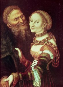 Den kjærlighetssyke gamle mannen av Lucas the Elder Cranach
