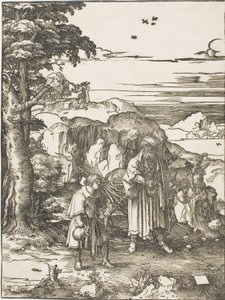 Abraham og Isak av Lucas van Leyden