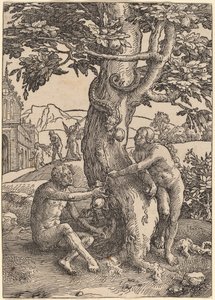 Adam og Eva av Lucas van Leyden
