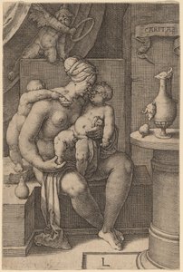 Caritas (veldedighet) av Lucas van Leyden