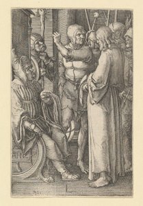 Kristus før Annas, 1521. av Lucas van Leyden