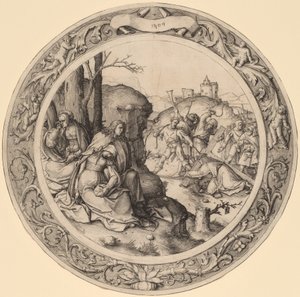 Kristus som bærer korset av Lucas van Leyden