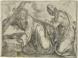 Kristus som bærer korset av Lucas van Leyden