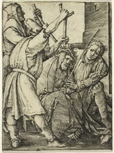 Kristus kronet med torner av Lucas van Leyden
