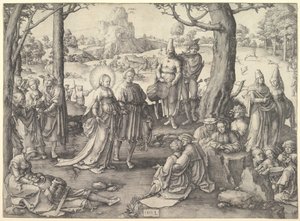 Sankt Maria Magdalenas dans av Lucas van Leyden