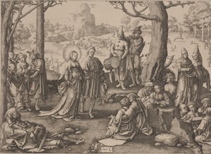 Magdalenas dans av Lucas van Leyden