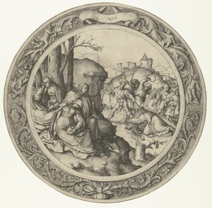 Carrying the Cross De Ronde Passion (serietittel) av Lucas van Leyden