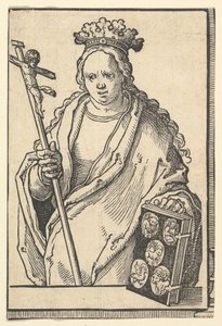 Ecclesia Christi Faith, fra serien Sibyller, ca. 1530. av Lucas van Leyden