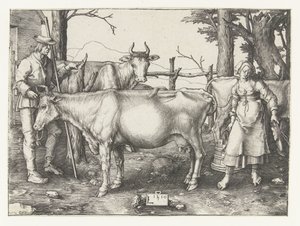 Melkejenta av Lucas van Leyden