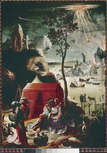 Lot og hans døtre (olje på panel, ca. 1517) av Lucas van Leyden