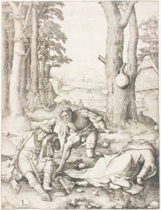 Mohammed og munken Sergius av Lucas van Leyden