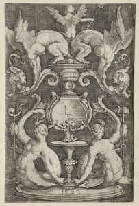 Panel of Ornament, 1528. av Lucas van Leyden