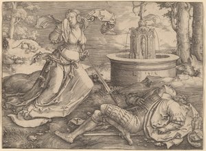 Pyramus og Thisbe av Lucas van Leyden