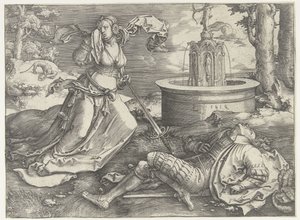Pyramus og Thisbe av Lucas van Leyden