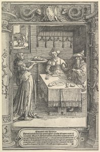 Salome med hodet til døperen Johannes, ca. 1517. av Lucas van Leyden