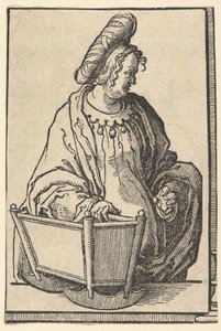 Samarian Sibyl, fra serien av Sibylls, ca. 1530. av Lucas van Leyden