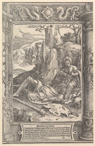 Samson og Delila, ca. 1517. av Lucas van Leyden