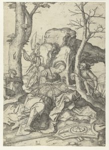Samson og Delila av Lucas van Leyden