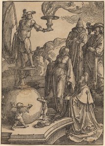 Salomos avgudsdyrkelse av Lucas van Leyden