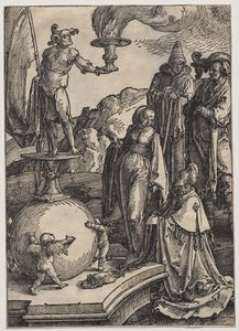 Salomos avgudsdyrkelse av Lucas van Leyden