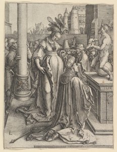 Salomos avgudsdyrkelse, 1514. av Lucas van Leyden