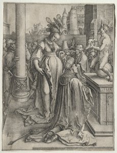 Salomos avgudsdyrkelse, 1514. av Lucas van Leyden