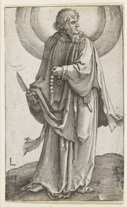 St. Bartolomeus, 1510 av Lucas van Leyden