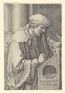 St. Lukas, 1518. av Lucas van Leyden