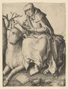 St. Luke, ca. 1508. av Lucas van Leyden