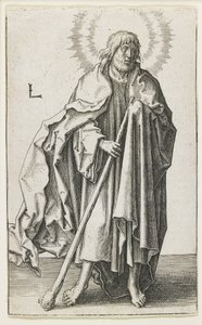 St. Thaddeus, 1510 av Lucas van Leyden