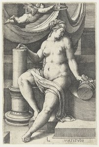 Bli frisk snart Vortitudo (tittel på objekt) Seven Virtues (serietittel) av Lucas van Leyden