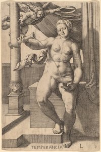 Temperancia (temperanse) av Lucas van Leyden