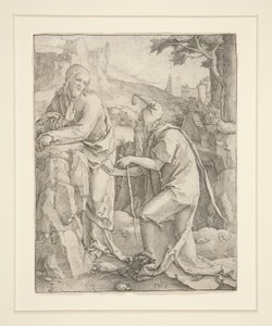 Kristi fristelse av Lucas van Leyden