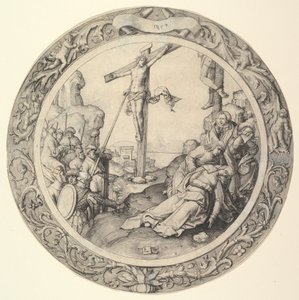 The Crucifixion, fra Circular Passion, 1509. av Lucas van Leyden