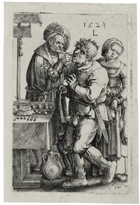 Tannlegen, 1523 av Lucas van Leyden