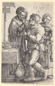 Tannlegen, 1523. av Lucas van Leyden
