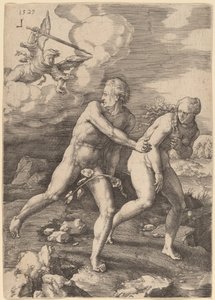 Utvisningen fra paradis av Lucas van Leyden