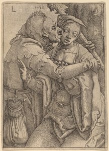 Dåren og kvinnen av Lucas van Leyden