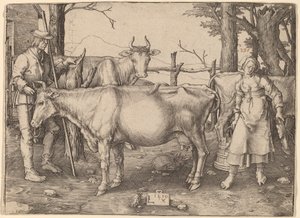 Melkejenta av Lucas van Leyden