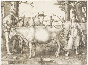 Melkejenta av Lucas van Leyden