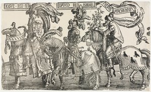 De ni heltene: Joshua, David, Judas Makkabeerne, 1515-1517. av Lucas van Leyden