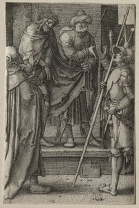 Lidenskapen: Kristus presentert for folket av Lucas van Leyden