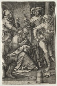 The Passion: The Mocking of Christ av Lucas van Leyden