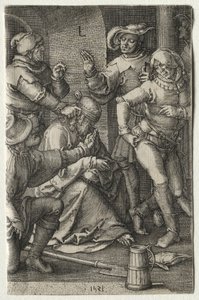 The Passion: The Mocking of Christ, 1521. av Lucas van Leyden