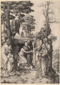 Oppreisningen av Lasarus av Lucas van Leyden