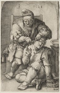 Kirurgen, 1524. av Lucas van Leyden