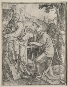 Kristi fristelse av Lucas van Leyden