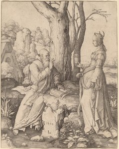 Fristelsen til Saint Anthony av Lucas van Leyden