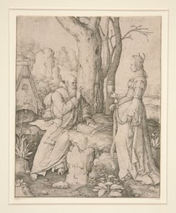 Fristelsen til St. Antonius av Lucas van Leyden